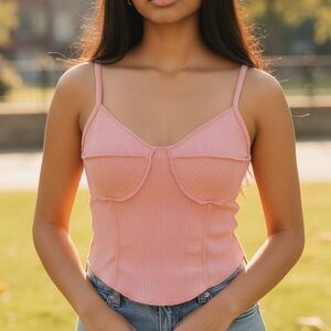 Nwot Peach Love pink cami